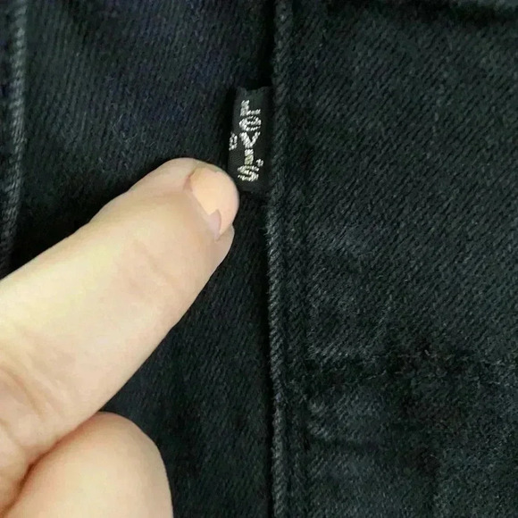 Levis 311 Shaping Skinny Black Wash Jeans Sz 29 - Picture 10 of 13